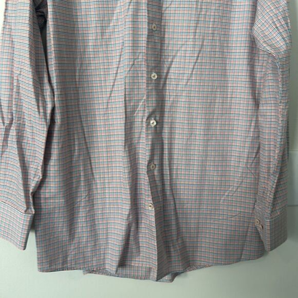 ETON Checkered Print Men’s Dress Shirt 42/16.5 - Picture 3 of 7
